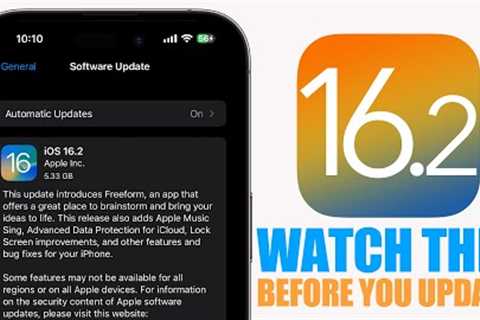 iOS 16.2 - Things You NEED To Know Before You UPDATE !