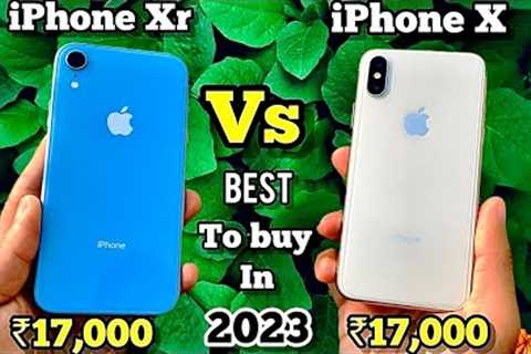 iPhone Xr vs iPhone X in 2023 Hindi | Best Second hand iPhone to buy in 2023 |Speed|Camera|battery|