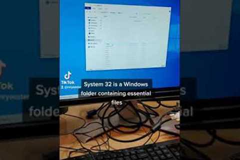 deleting system32 (don''t try this at home) #shorts