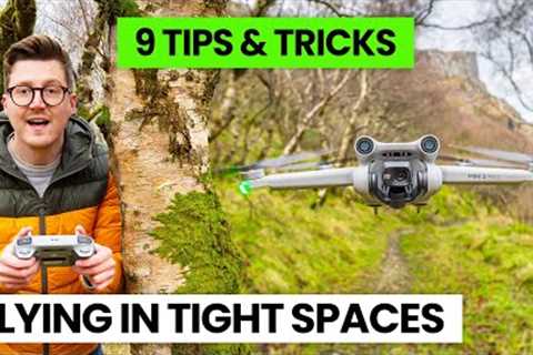 9 TIPS FOR FLYING YOUR DJI MINI 3 PRO IN TIGHT SPACES! | (These could save your drone!)