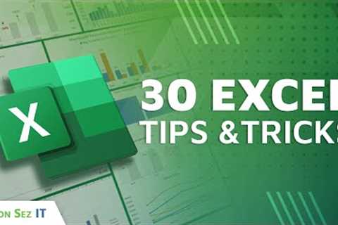 30 Awesome Excel Tips and Tricks for 2023