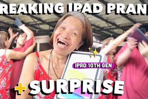 BREAKING IPAD PRANK + SURPRISE! | THE AGUINALDOS