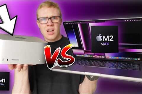 The M2 Max MacBook Pro IS NUTS (vs M1 Ultra Mac Studio)
