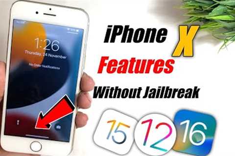 How To Get iPhone X Features On iPhone 6s/7/8/6/6+ Without jailbreak ? | Get iPhone X Features