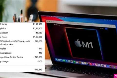 Macbook Air M1 8GB RAM, 512 GB SSD only for Rs79,540