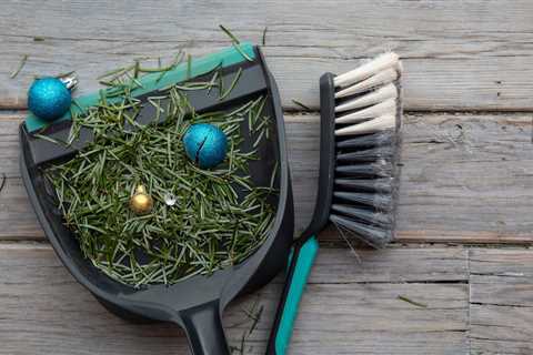 The Easiest Ways to Clean Up Your Christmas Tree's Sap and Needles