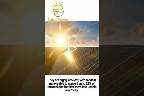 How efficient are solar panels