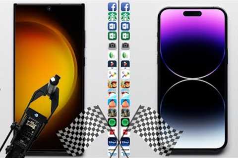 Galaxy S23 Ultra vs. iPhone 14 Pro Max Speed Test