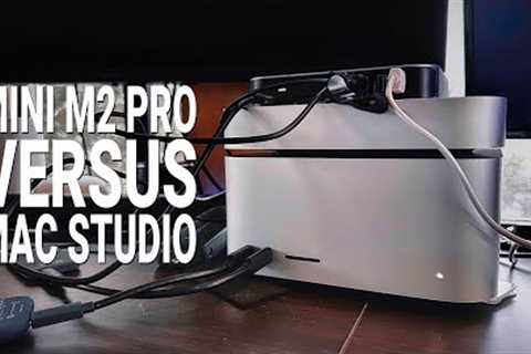 The New Mac Mini M2 Pro Is A Mini Studio!  M2 Pro Mac Mini Vs Mac Studio M1 Max