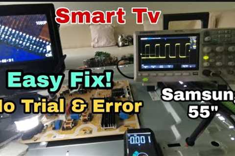 How to Fix Samsung 55smart tv/No Display/No Picture/Troubleshooting Guide for Led Tv Repair