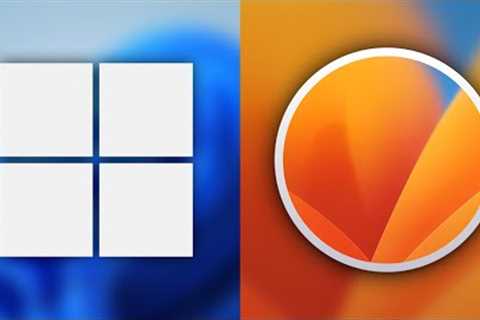 Windows 11 vs macOS Ventura 13!
