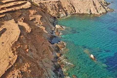 Santa Margarita Beach Drone Video Tinos