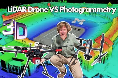 Drone LiDAR  vs Photogrammetry | Epic Stadium 3D model