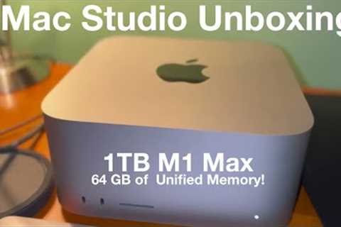 Mac Studio Unboxing! [M1 Max 1TB SSD 64 GB RAM]