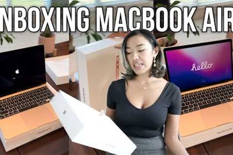 UNBOXING MACBOOK AIR IN 2023