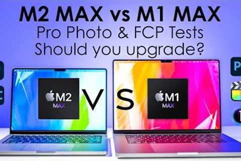 M2 Max vs M1 Max Pro Photo & FCP Test! Should you upgrade? How much faster is M2 Max?