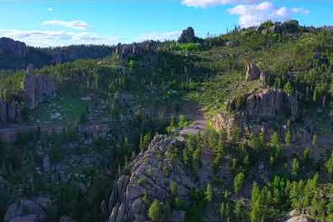 Scenic Needles highway drone flight | 4k drone footage