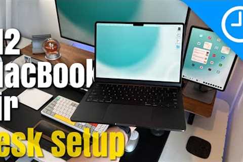 M2 MacBook Air Desk Setup | Must Have Desk Accessories (2023)!