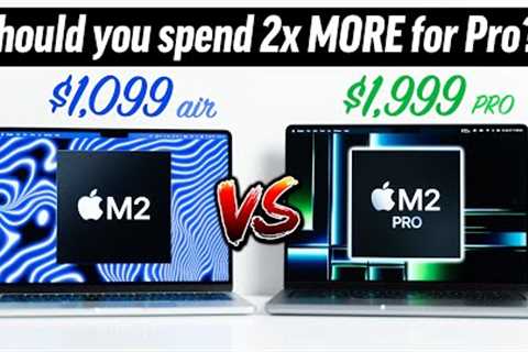 M2 MacBook Air vs M2 Pro MacBook Pro: Watch BEFORE You Buy!