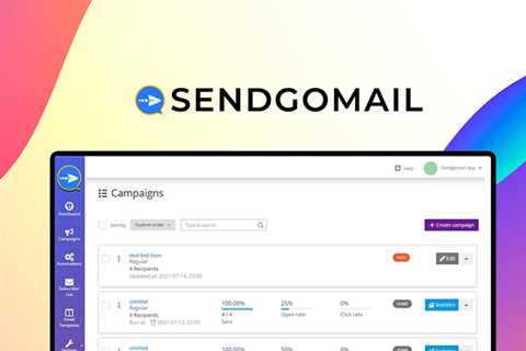 Sendgomail: Lifetime Subscription for $59