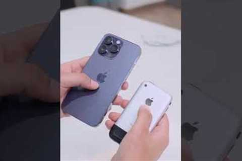 First iPhone vs iPhone 14 Pro Max #Apple #iPhone