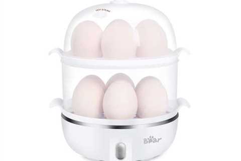 Speedy 14-Egg Cooker with Auto Shut-Off (White) for $18