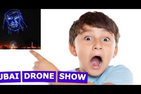 [4k] Spectacular Drone Light Show in eye Dubai
