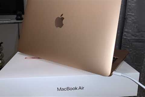 APPLE MACBOOK AIR ROSEGOLD Unboxing, Yayyyy So Excited