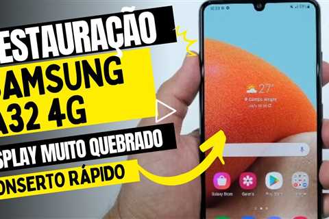 RESTAURAÇÃO COMPLETA! Trocando Tela Frontal Display de um Samsung A32 | Sydney CBD Repair Centre