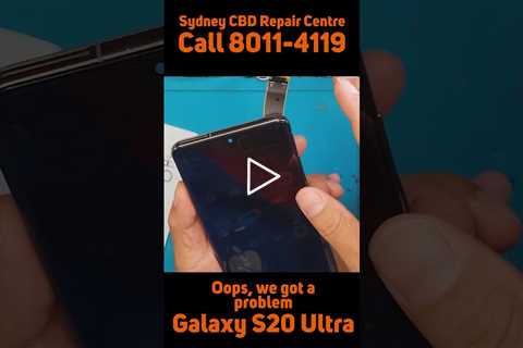 Is it too dim or too dead? [SAMSUNG GALAXY S20 ULTRA] | Sydney CBD Repair Centre #shorts