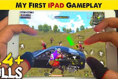 MY FIRST IPAD BGMI GAMEPLAY • (24 KILLS) • PUBGM Solo Vs Squad Gameplay | PUBG Mobile LION x GAMING