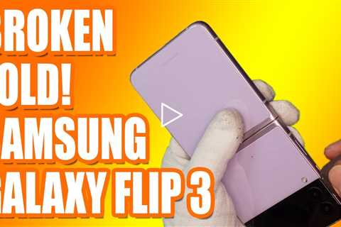 FLIPPING AWESOME! Samsung Galaxy Z Flip 3 Screen Replacement | Sydney CBD Repair Centre