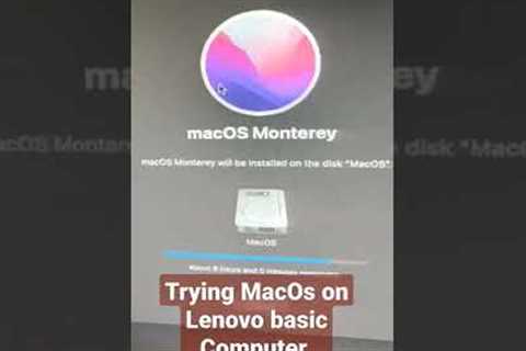 The new MacOS on a Tiny CPU? - 😎😎 #macos #Lenovo #apple