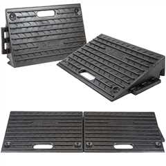 Heavy-Duty Rubber Kerb Ramps | Set of 4