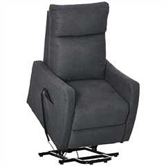 Electric Lift Chair for Elderly with Remote, Grey