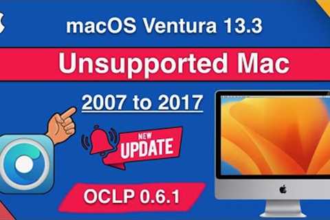 How to install macOS Ventura on Unsupported Mac 2006 to 2016 |install Ventura on Old Mac |OCLP 0.6.1