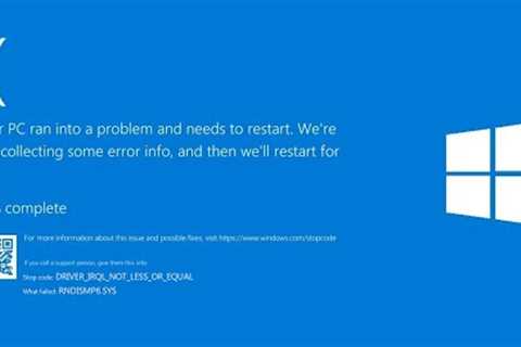 3 Ways To Fix Windows BSOD | RNDISMP6.SYS | Stop code: DRIVER_IRQL_NOT_LESS_OR_EQUAL | Blue Screen