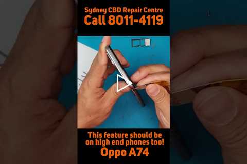 Two sim cards and one memory card? Cool! [OPPO A74] | Sydney CBD Repair Centre #shorts