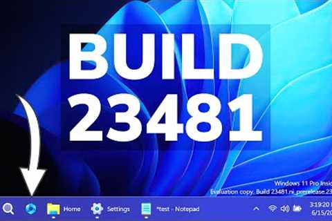 New Windows 11 Build 23481 – Never Combine Taskbar Icons, New Windows Copilot, and Fixes (Dev)