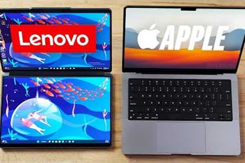 Lenovo Yoga Book 9i vs 14 MacBook Pro - The... Future?!