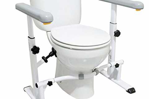 Adjustable Toilet Safety Frame for Elderly & Disabled