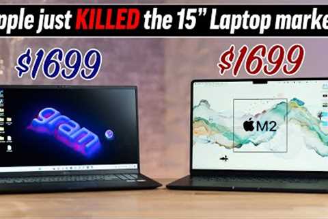LG Gram 15 vs 15 MacBook Air: NEVER Buy Windows Again!?