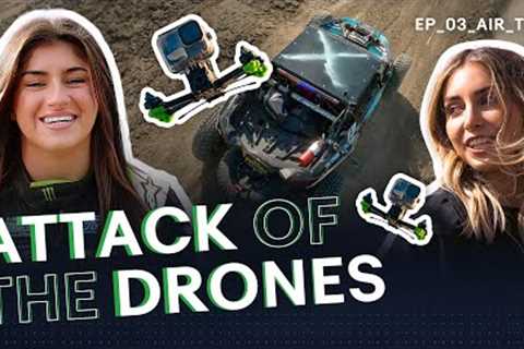 Hailie Deegan Plays Tag with FPV Drones in a Modded X3 | Between 2 Rides SII | eBay Motors