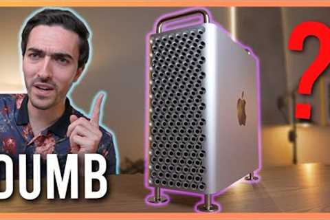 I spent $8K on the M2 Ultra Mac Pro even though it''s DUMB