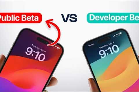 iOS 17 Public Beta VS iOS 17 Developer Beta