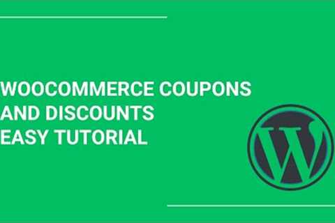Woocommerce coupons and discounts easy tutorial, boost Your Sales | Easy Tutorial