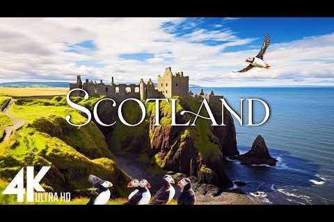 FLYING OVER SCOTLAND (4K Video UHD) - Scenic Relaxation Film With Inspiring Music