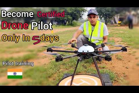Become a Certified Drone Pilot| Drone  Pilot Training in Drone Academy #drone #dronepilot