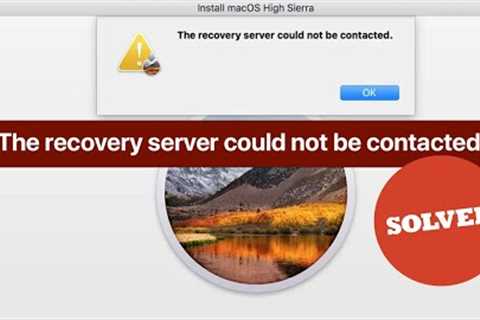 How to fix Recovery server could not be contacted | MacOS [SOLVED]