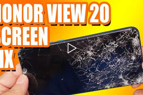 A SMASHED HONOR! Honor View 20 Screen Replacement | Sydney CBD Repair Centre